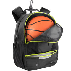 Universal Sports Backpack with Ball & Shoe Compartment - Black