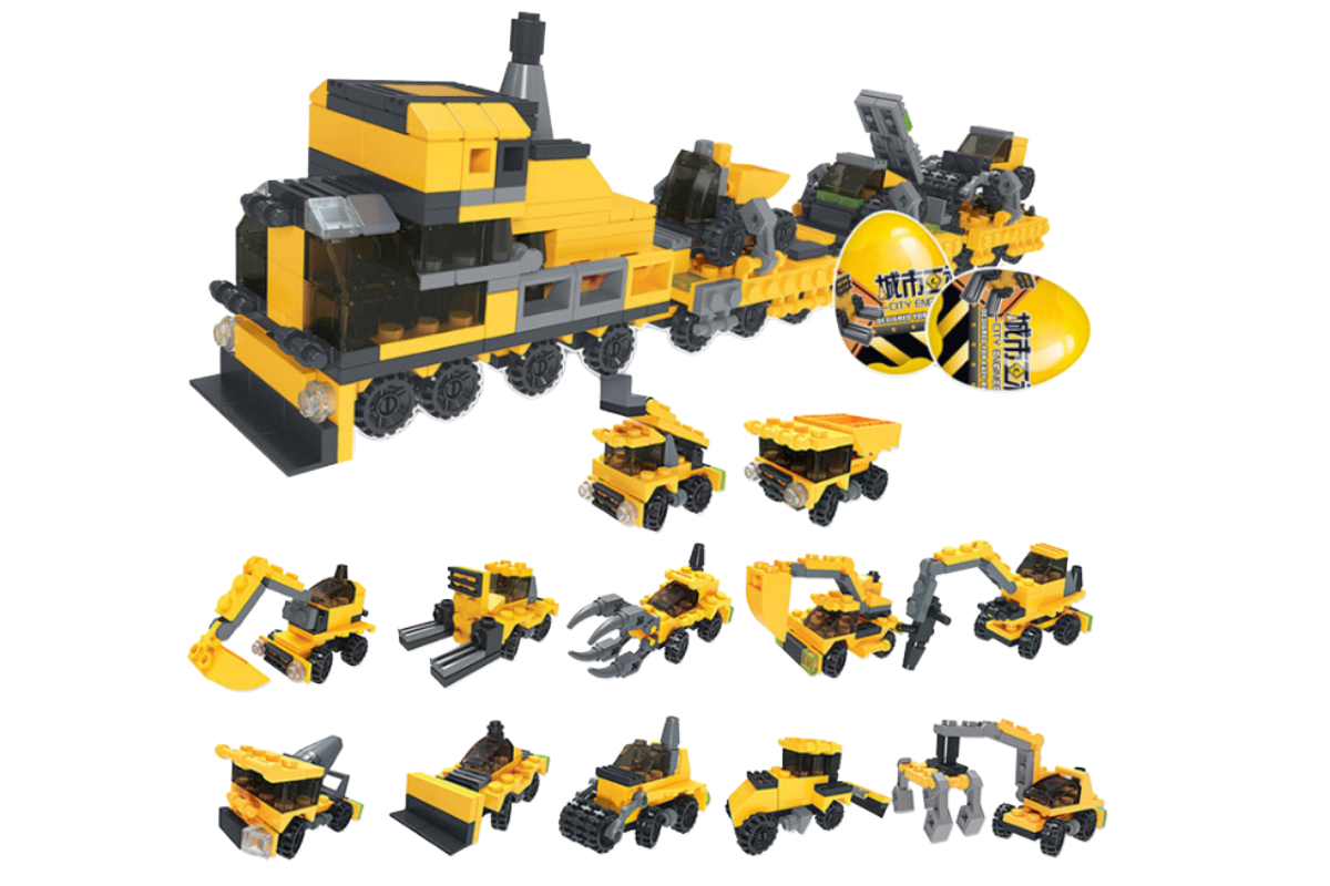 Engineering Themed Building Blocks Toy