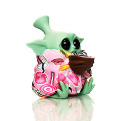 5" Silicone Yoda Water Pipe Bong with Different Style Art print