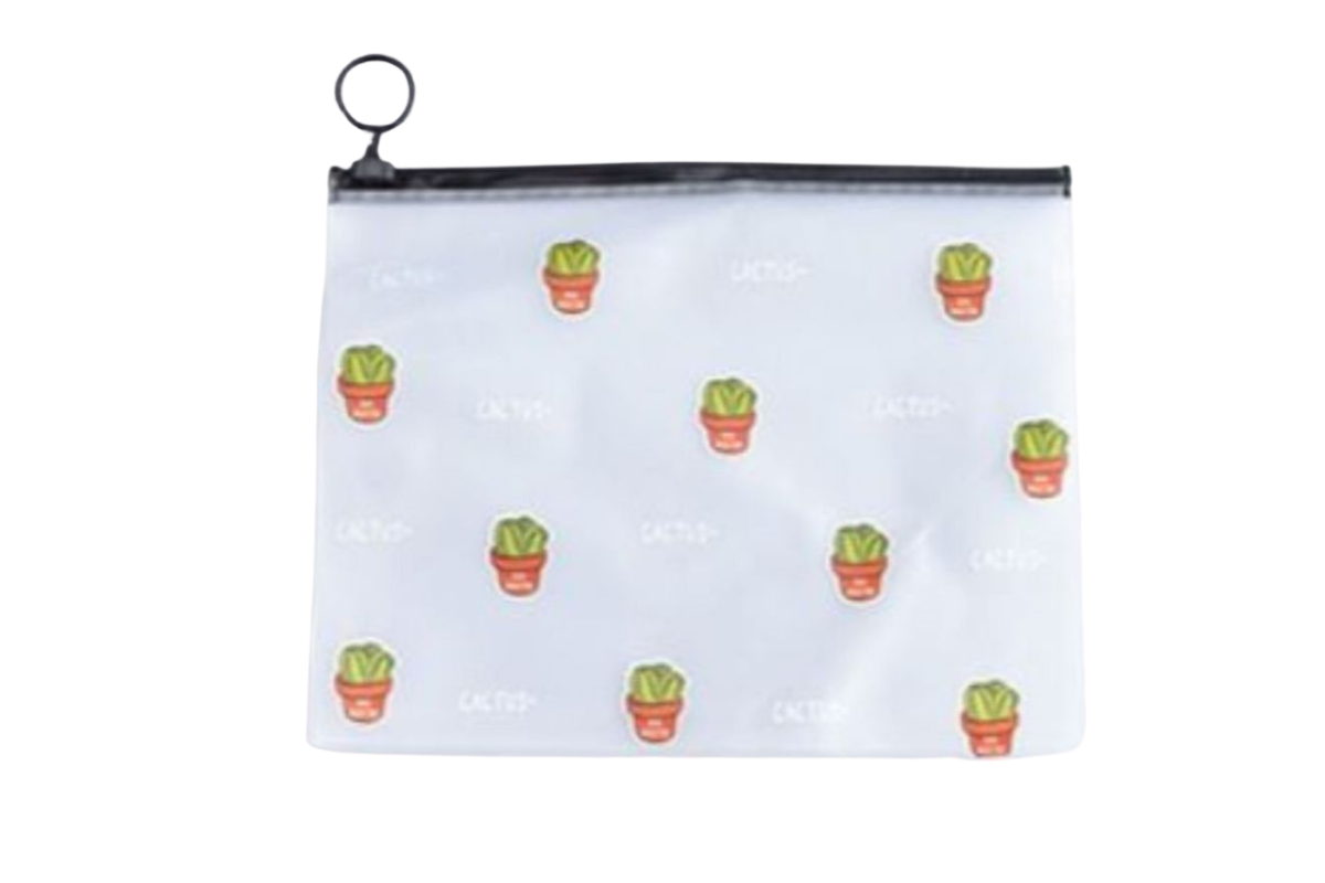 Cactus Pattern Design Zip Case