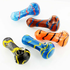 2.5" Color Frit Hand Pipe Spoon Approx 40g