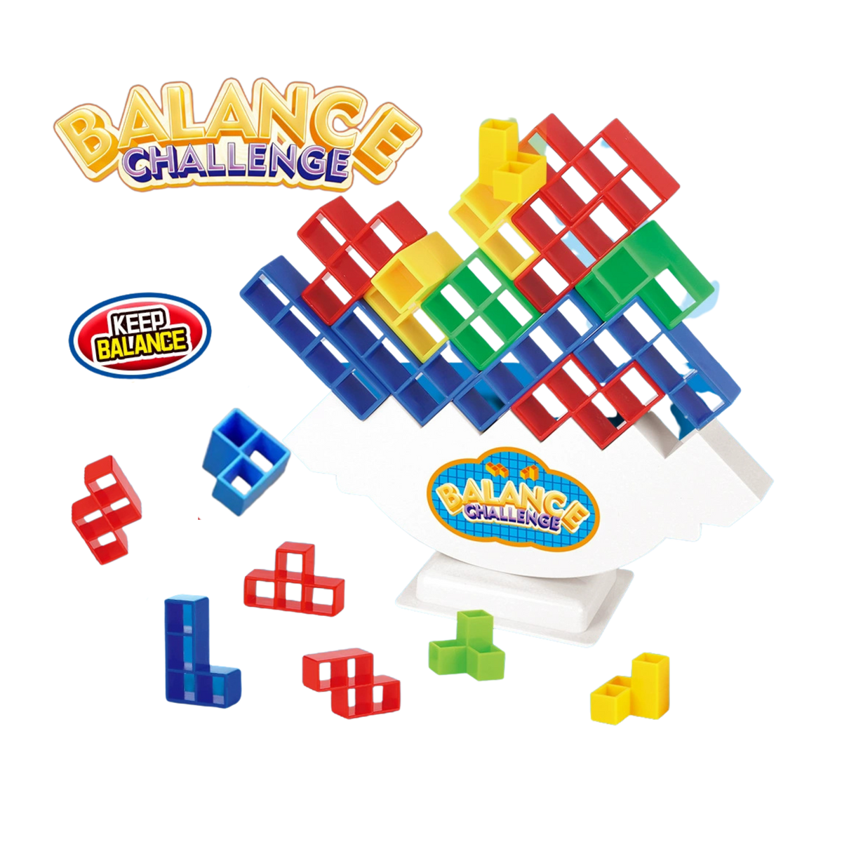 Tetris Block Balance Tower