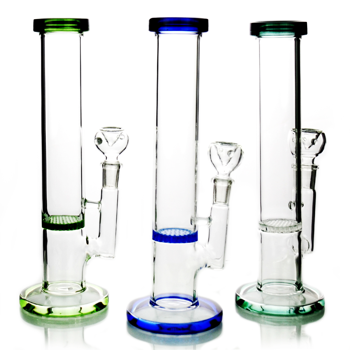 10" Straight Shooter Honeycomb 14mm Male Included