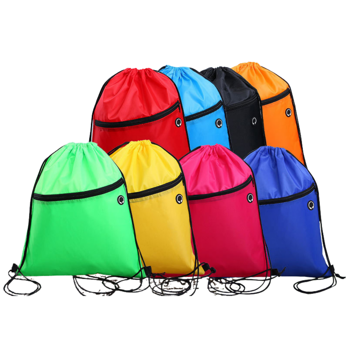 Drawstring Bag w/ Zipper (Deliver in 4-6 weeks)