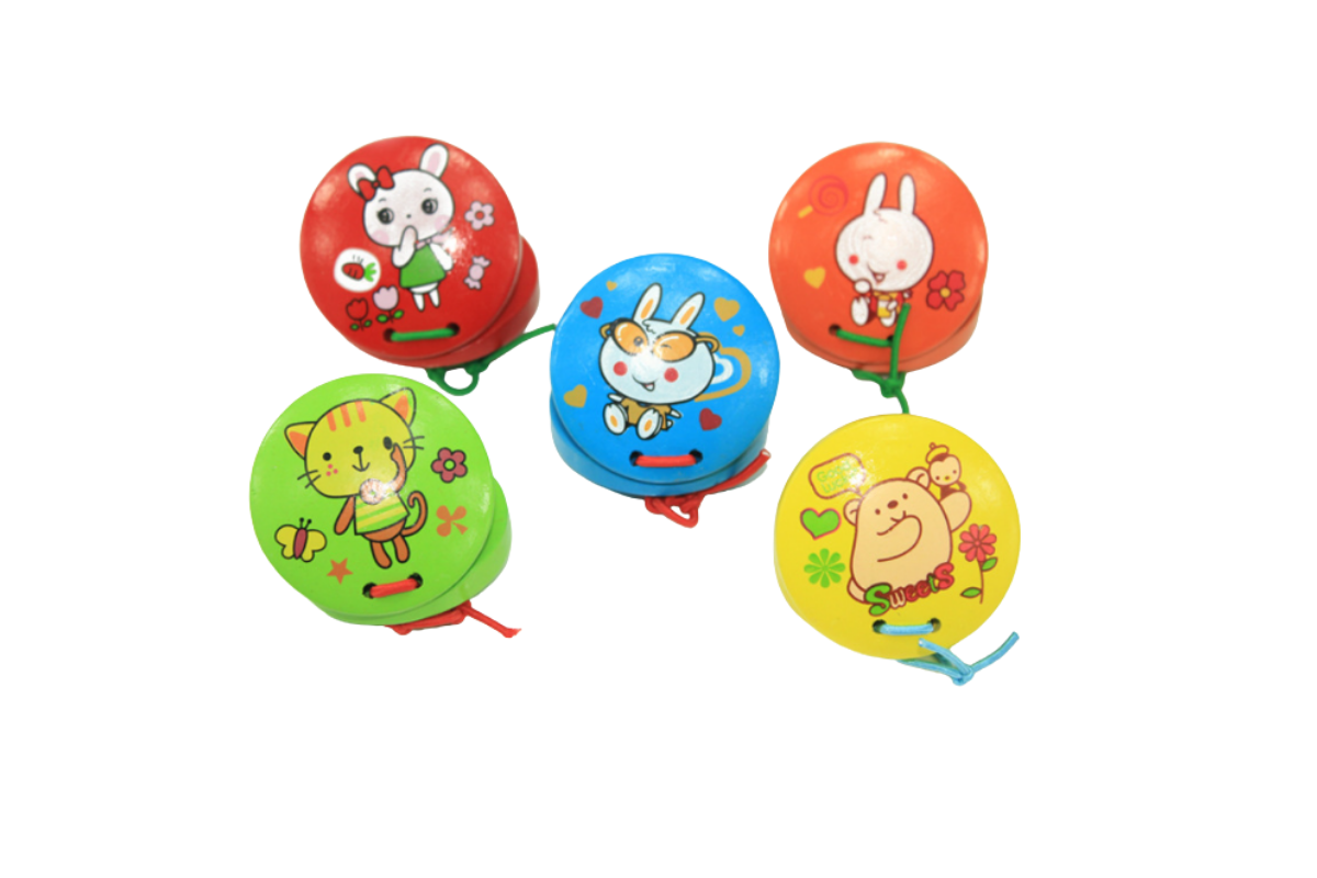 Cartoon Design Wooden Castanets