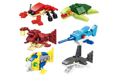 Marine Animals Themed Building Blocks Toy