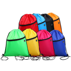 Drawstring Bag w/ Zipper (Deliver in 4-6 weeks)