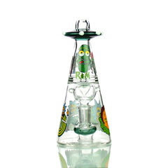 8" UFO Bong Water Pipe with 14mm Male Bowl