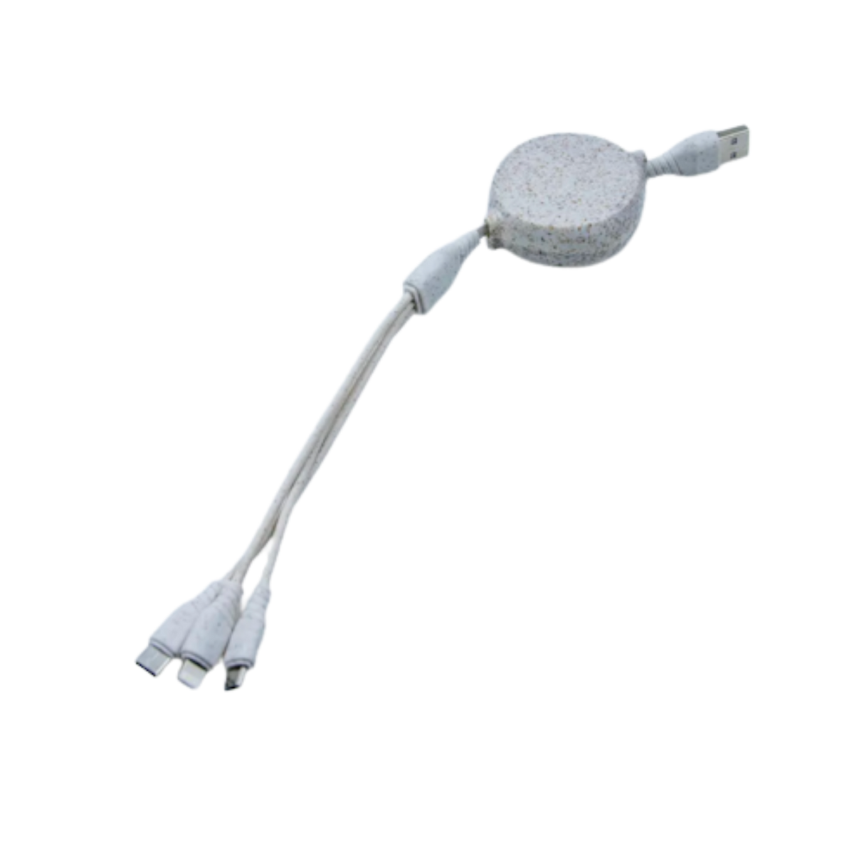 Eco-friendly Retractable 3-in-1 Charging Cable (Deliver in 4-6 weeks)