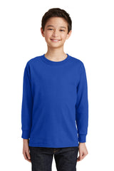Gildan Youth Heavy Cotton 100% Cotton Long Sleeve T-Shirt. 5400B
