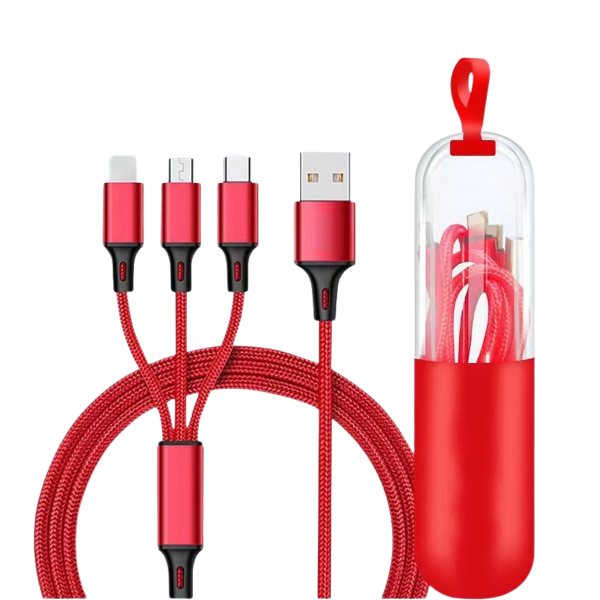 Retractable 3-in-1 Charging Cable (Deliver in 4-6 weeks)