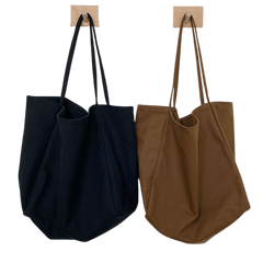 Simple Canvas Shoulder Bag (Deliver in 4-6 weeks)