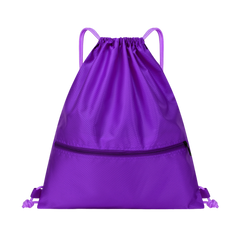 Large Sports Drawstring Bag w/ Zipper (Deliver in 4-6 weeks)