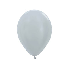 Silver Latex Balloons 11" (25 PACK)