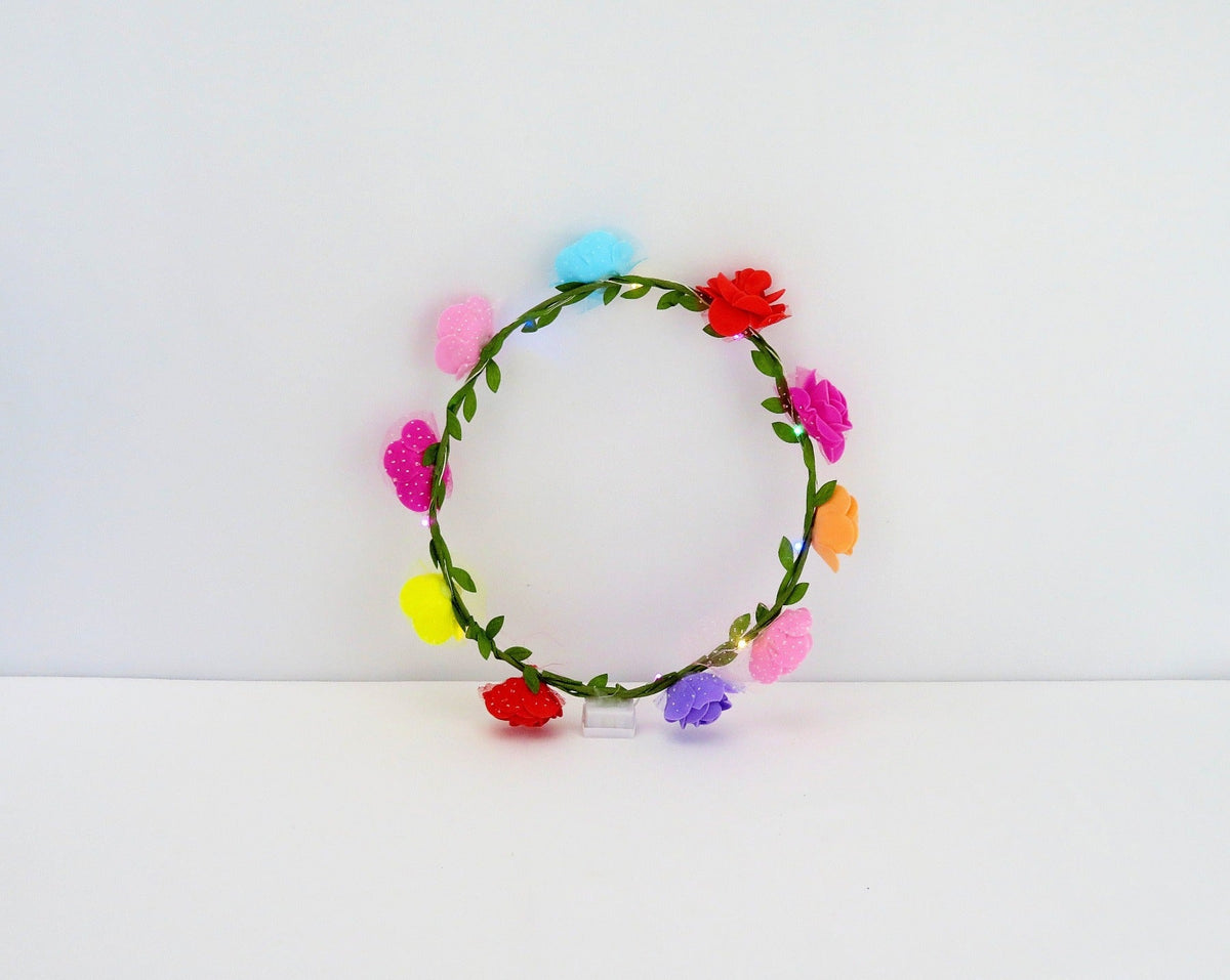 LED Flower Headband