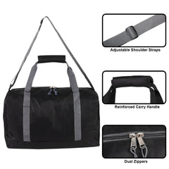 17-Inch Bulk Duffle Bag - 5 Assorted or Single Colors