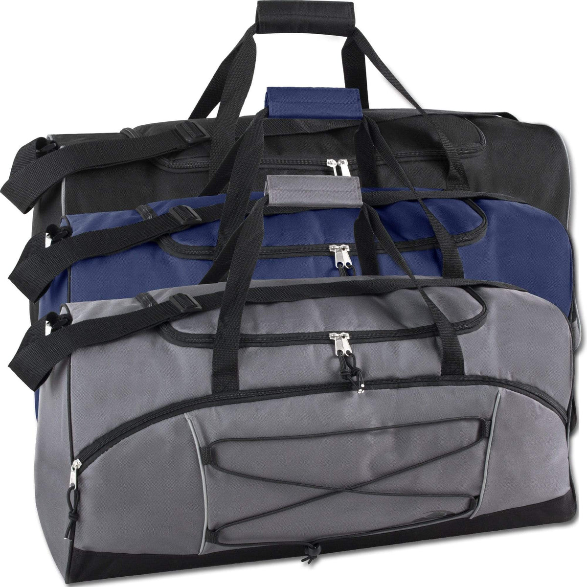 26-Inch Trailmaker Bungee Bulk Duffle Bag - Assorted or Single Colors