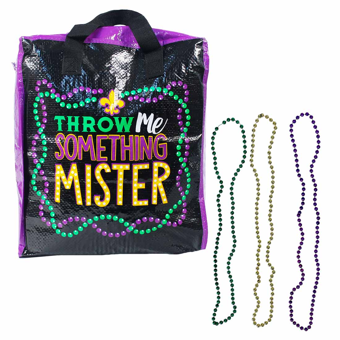 Beads - Mardi Gras Round 6mm 28" (720 PACK)