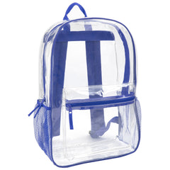 17-Inch Bulk Classic Clear Backpack