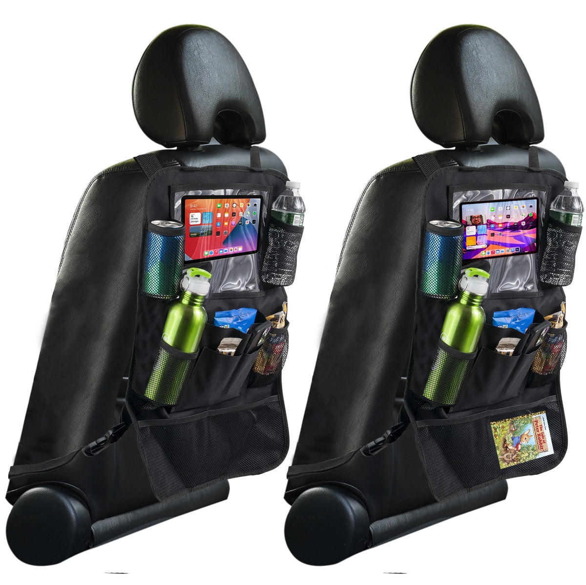 Back Seat Organizer 2-Pack - Black