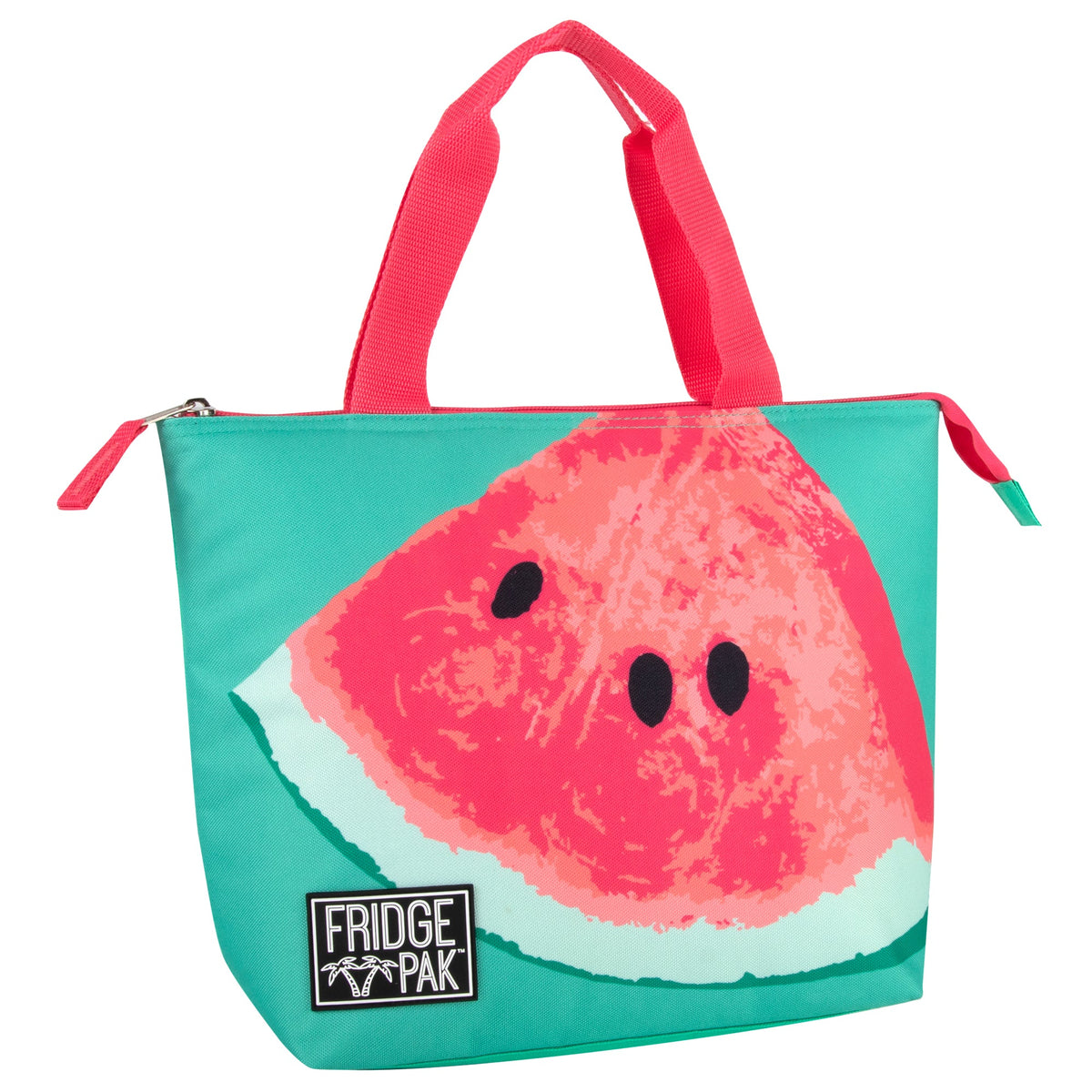 Fridge Pak Insulated Zippered Lunch Tote - Watermelon Print