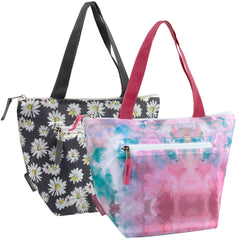 Fridge Pak Insulated Lunch Tote - Floral/Tie Dye