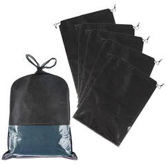 Cinch Travel Laundry Shoe Bag with Clear Window