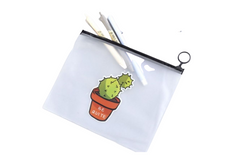 Cactus Plant Design Zip Case