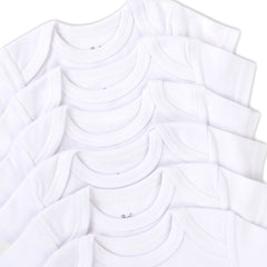 Baby Bodysuit 6-Pack - White Only