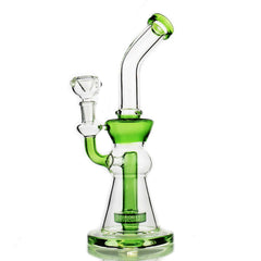 10" Conical Bong with Color Metric Shower 14mm Male Bowl Included