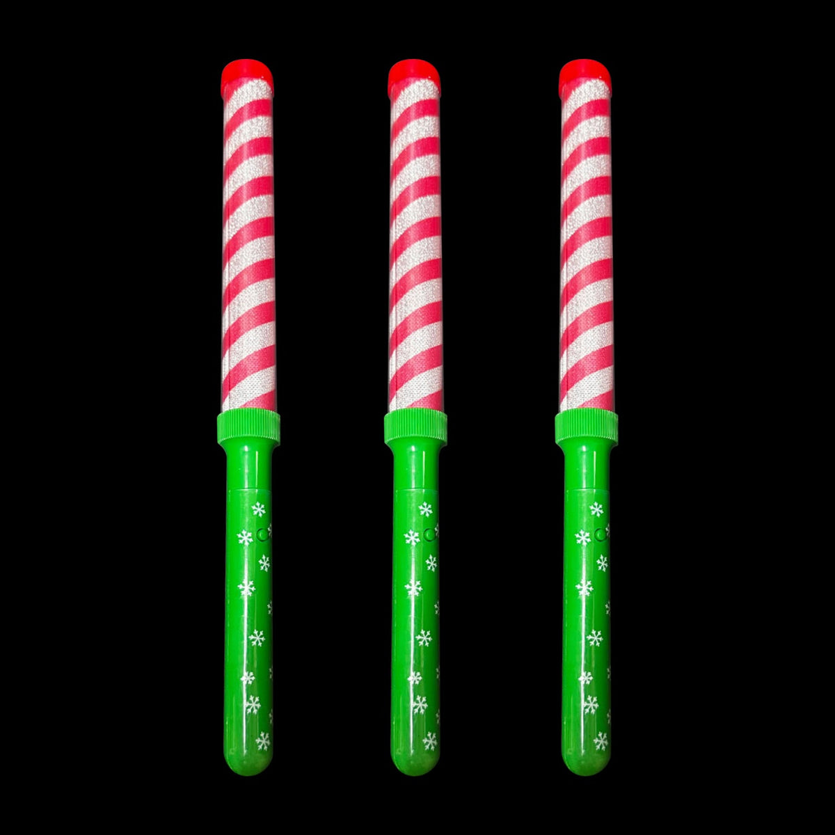 12" Light-Up Candy Cane Stripe Wand