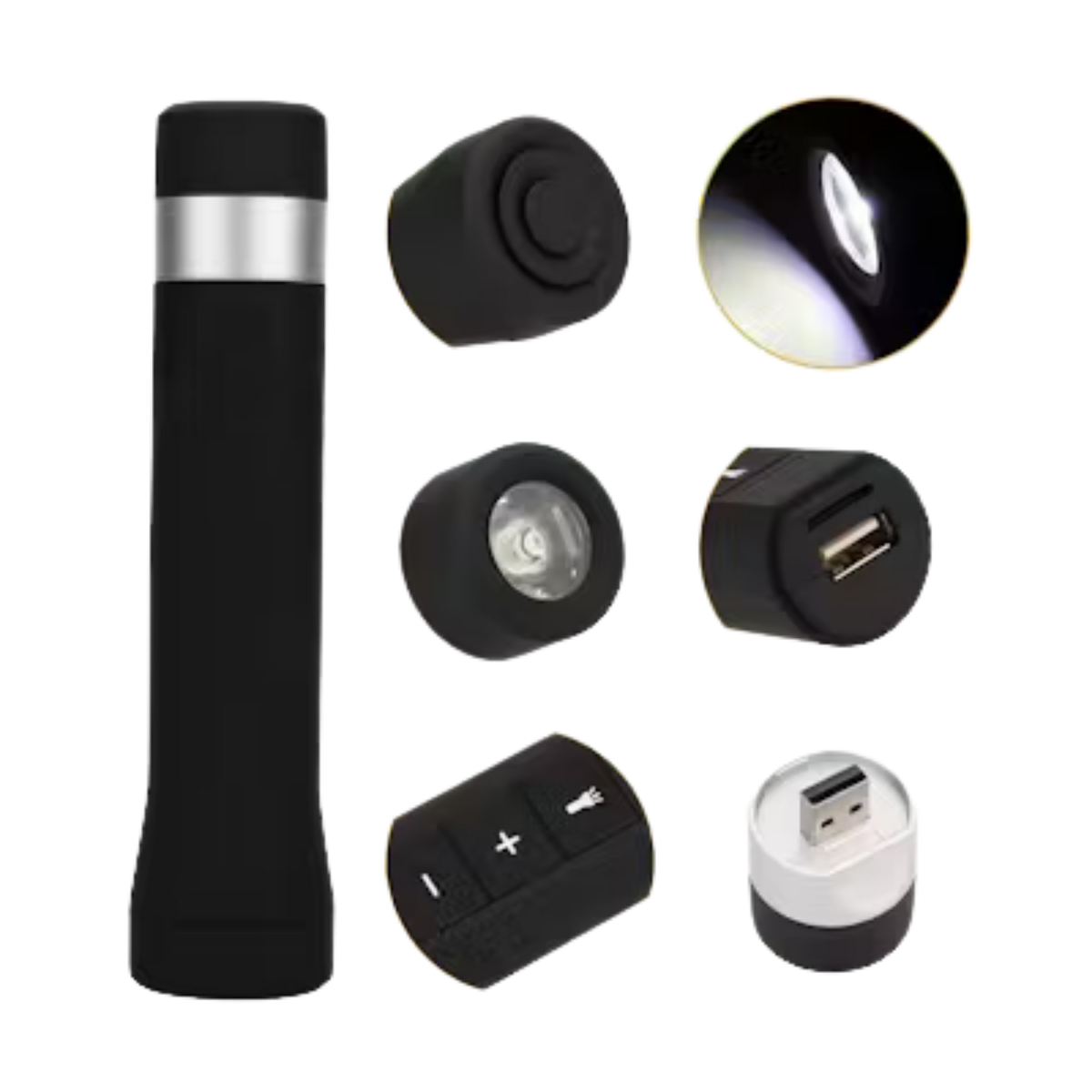 5-in-1 Rechargeable Torch Light (Deliver in 4-6 weeks)