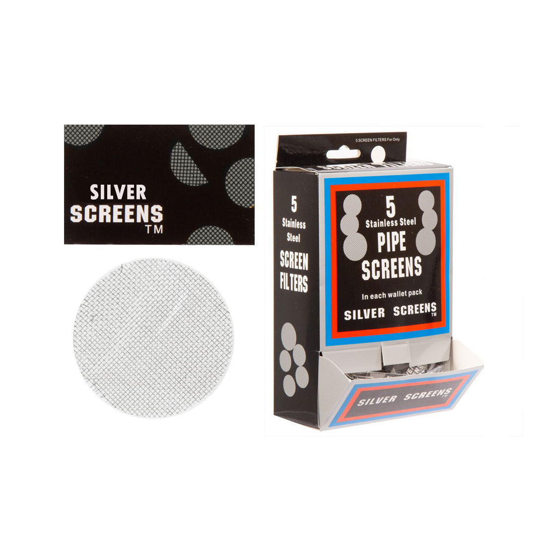 Silver Screen Five Screens in Each Wallet Pack 100 Wallet in Box
