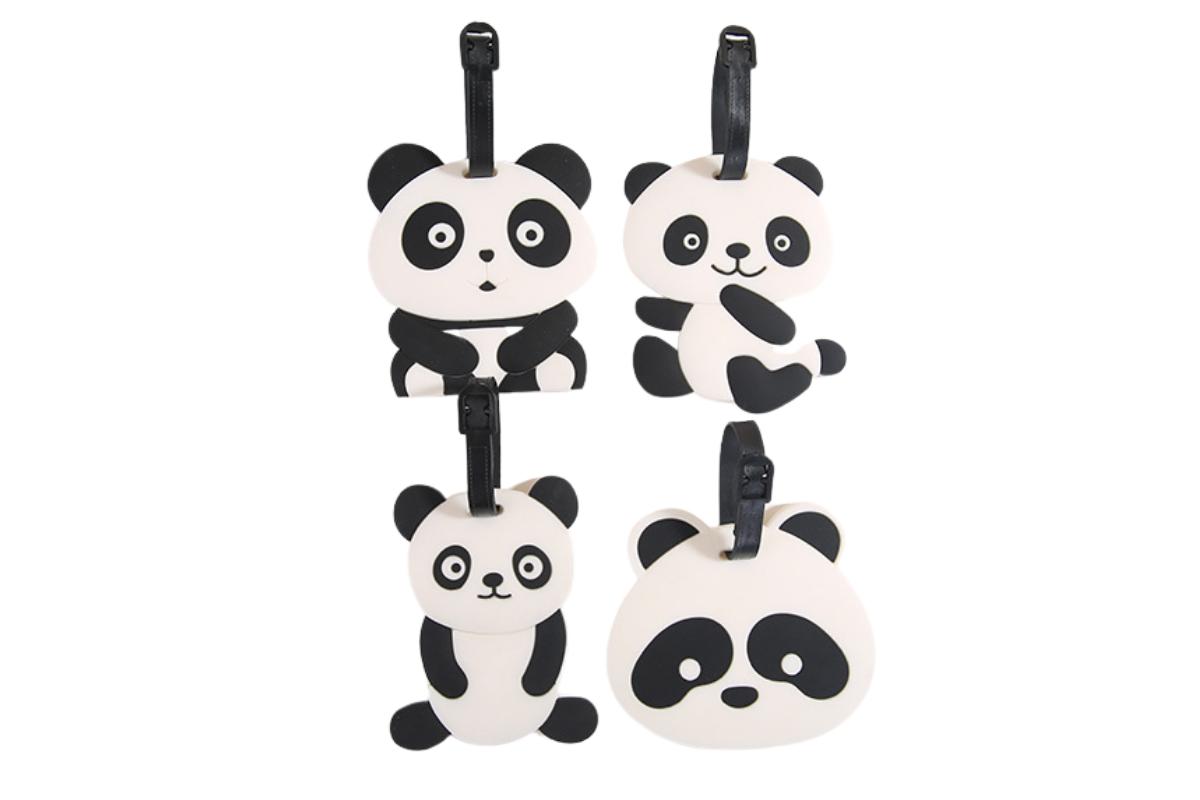 Panda Luggage Tag