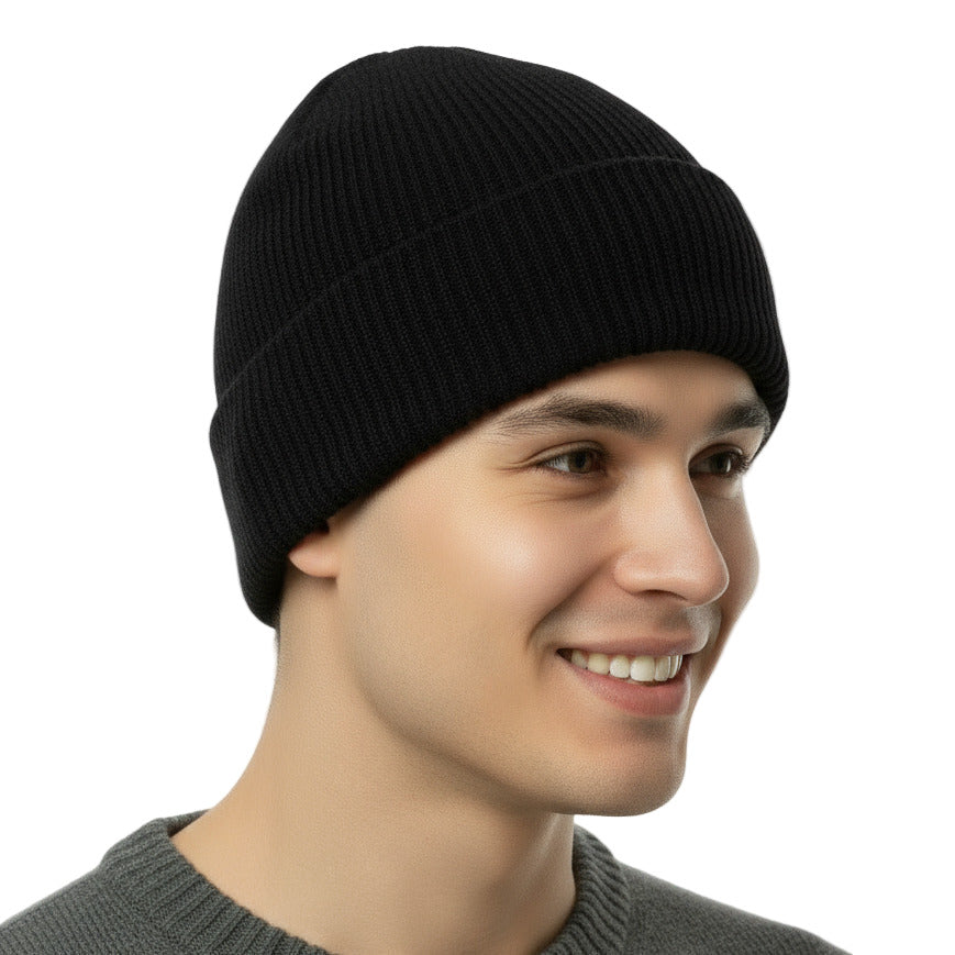 Adult Winter Knit Hat Beanie ƒ?? Black Only