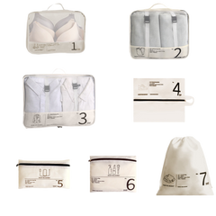 7pc Suitcase Storage Bag Set (Deliver in 4-6 weeks)
