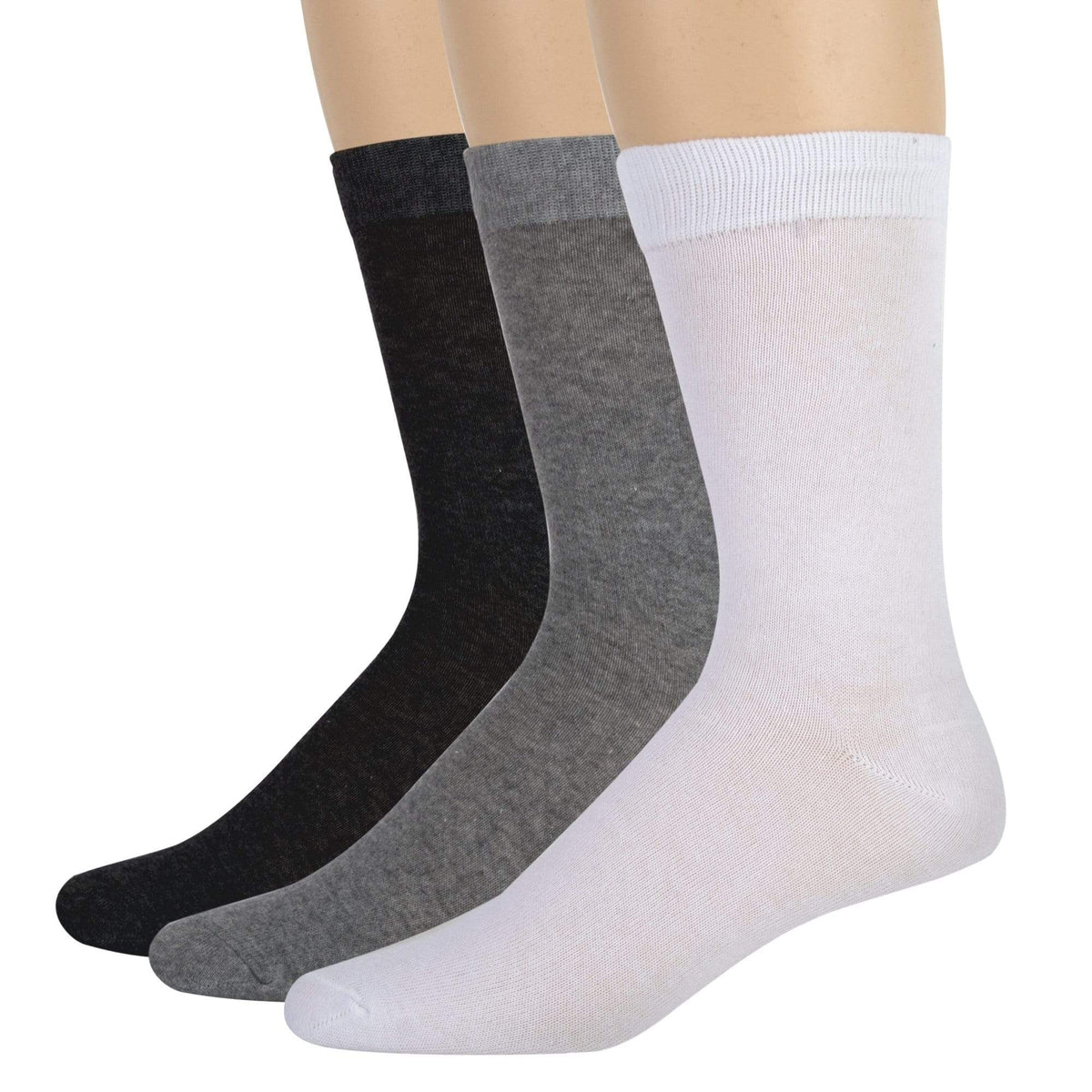 Men's Crew Socks - Assorted or Single Colors