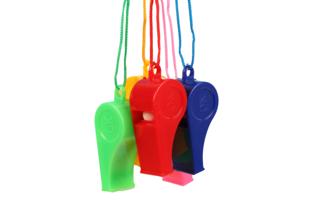 Whistle with Rope (pack of 24)