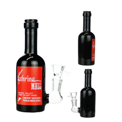 6" Mini Wine Bottle Kathrina with 14mm Male Bowl