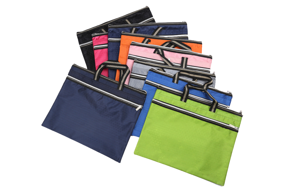 Zip File Bag with Handle