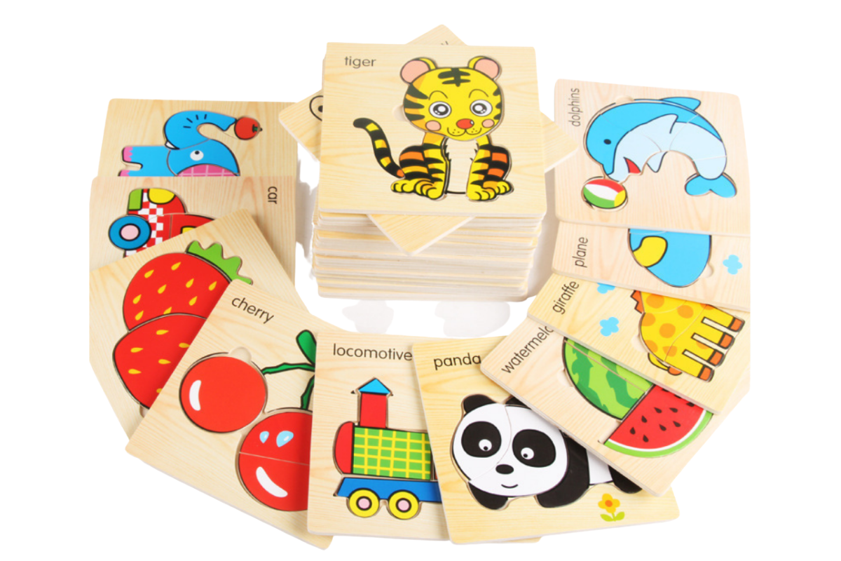 Animal Design Wooden Jigsaw Puzzle