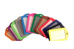 Vertical Leather ID Card Holder