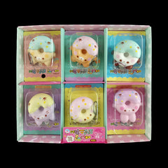 Donut Squishy Keychain