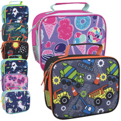 Fridge Pak Printed Lunch Bag -  Boys & Girls Assortment