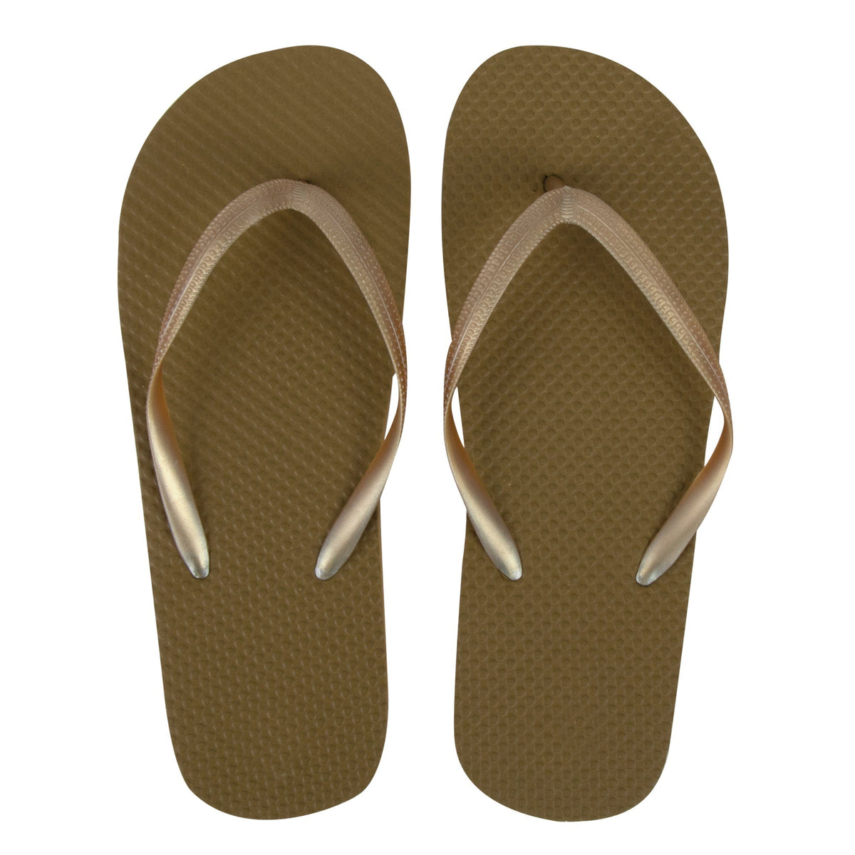 Women's Bulk Flip Flops - Off Gold ( Shades Mary Vary)