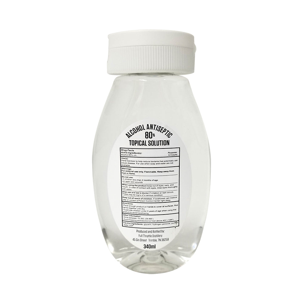 Liquid Hand Sanitizer 80% Alcohol 11.5 oz USA Made (EACH)
