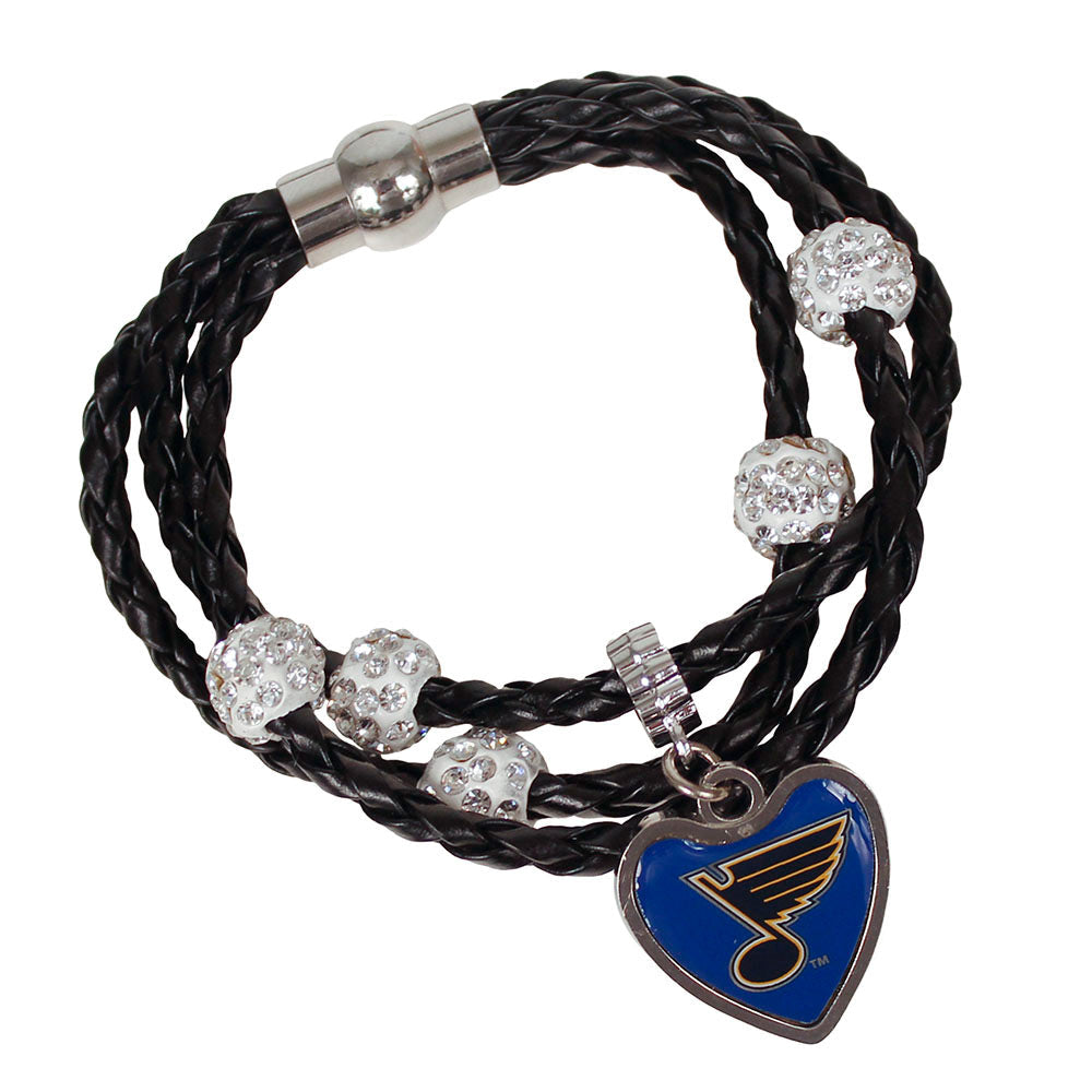 St. Louis Blues Braided Charm Bracelet (EACH)