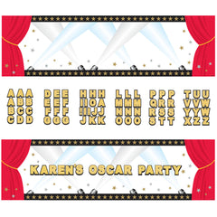 Personalized Hollywood Banner 65" (EACH)