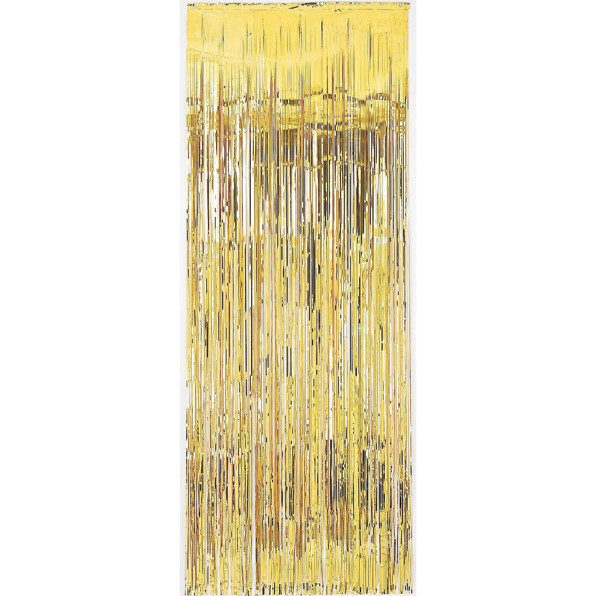 Gold Foil Metallic Curtain 3' x 8' (EACH)