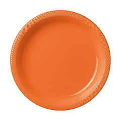 Plastic Plates - Orange 9" (20 PACK)